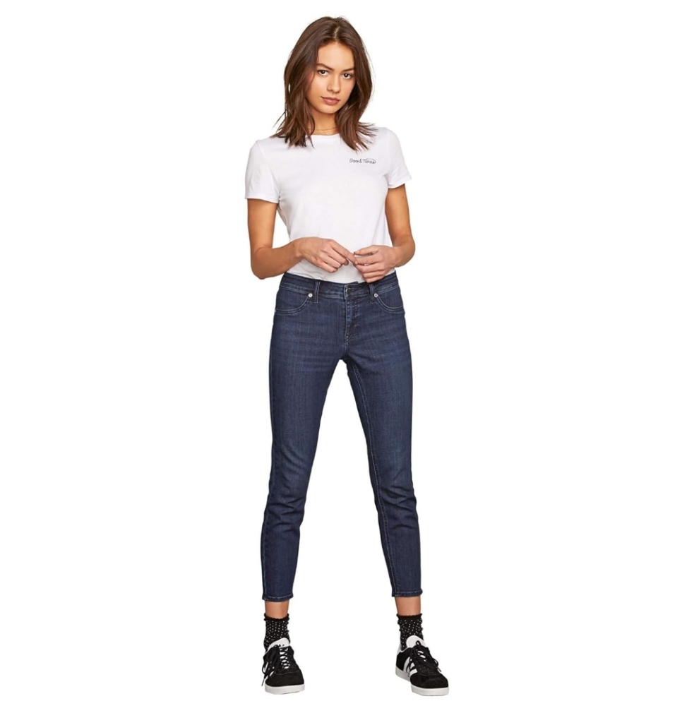 VOLCOM BRAND JEANS - The Liberator Legging - Aged Indigo - Size 27